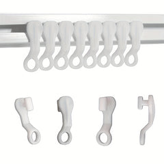 Curtain Pulley Hook Plastic Curtain Hook Pulley Glider Hooks Holdback