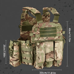 Breathable Waterproof Vest for Camping Hiking Fishing