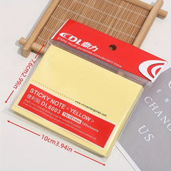 Yellow Sticky Notes Notepad Office Stationery