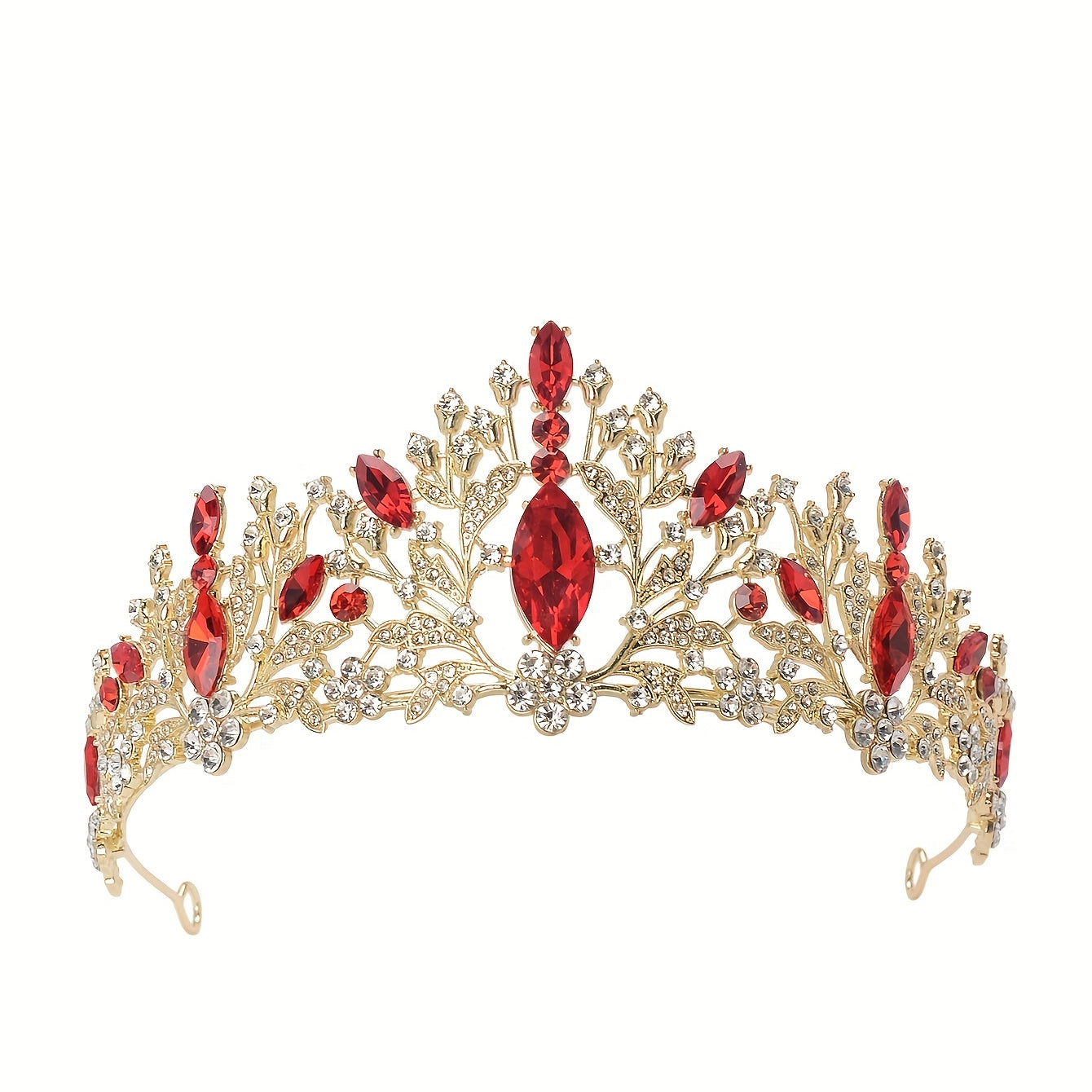 Rhinestone Decor Headband Crown Wedding Headband Crystal Bridal Headband