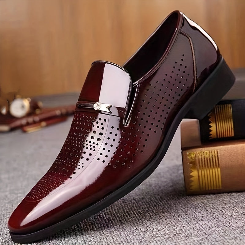 Men's Hollow Out Formal Dress Shoes Business Meetings Party Gift
