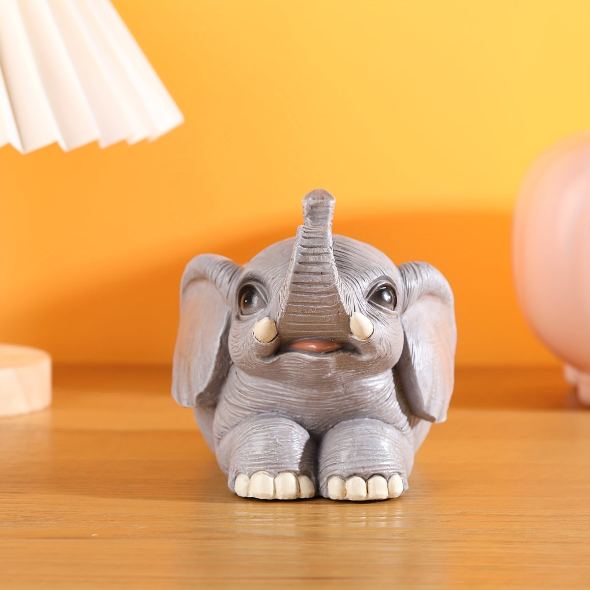 Elephant Pen Holder Toothbrush Storage Resin Ornament