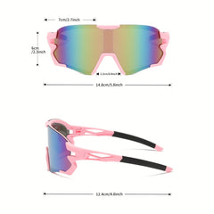 Men's Cycling Glasses Outdoor Sports Sunglasses Goggles with Case