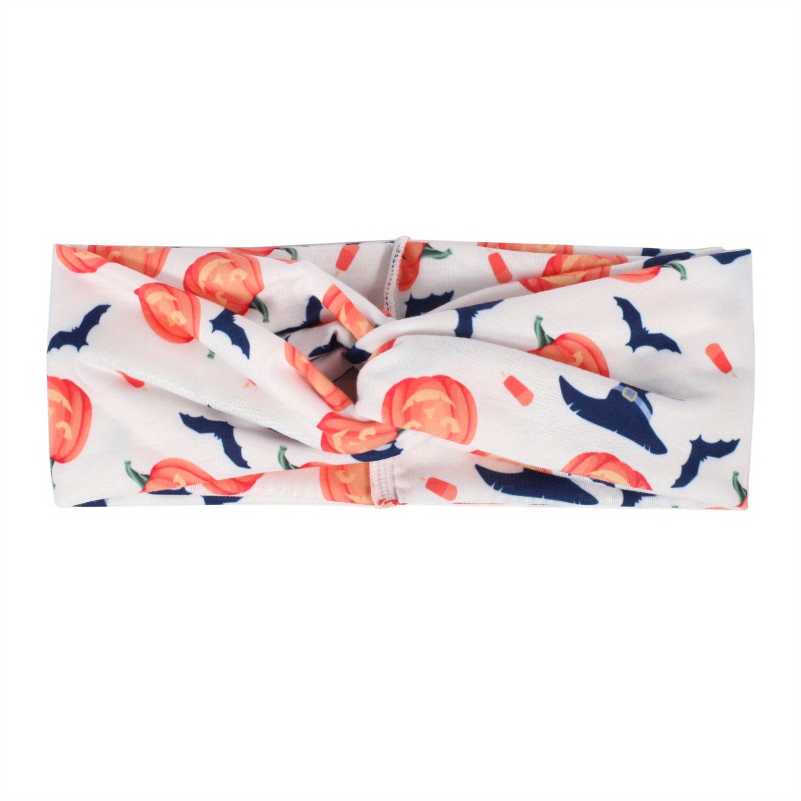 Pumpkin Ghost Pattern Headband Halloween Hairband