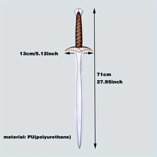 27.95 Inch Foam Prop Sword - Medieval Renaissance Style - Cosplay Gift