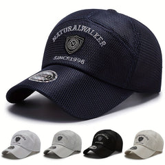 Embroidered SINCE1998 Men's Breathable Mesh Sun Protection Baseball Cap