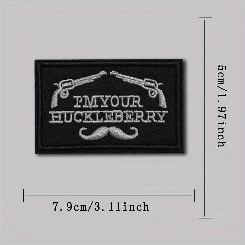 Huckleberry Embroidered Morale Patch for Caps Vests Backpacks