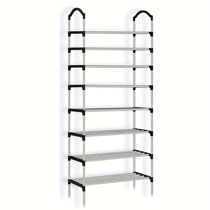 1pc Shoes Rack Easy Assembled Standing Dustproof Shoe Storage Shelf