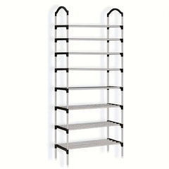 1pc Shoes Rack Easy Assembled Standing Dustproof Shoe Storage Shelf