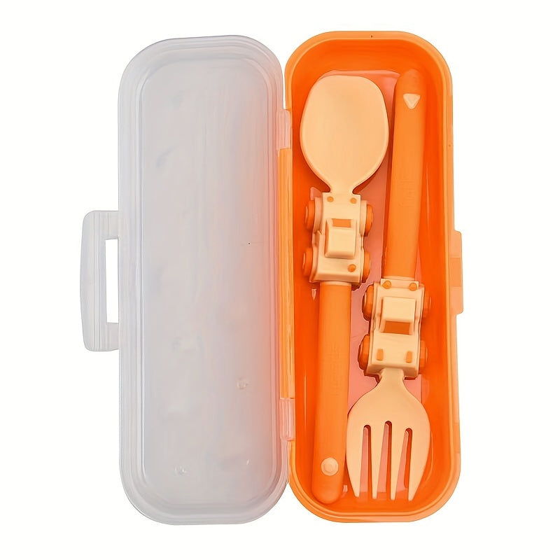 Kids Racing Fork & Spoon Set, Easter Gift