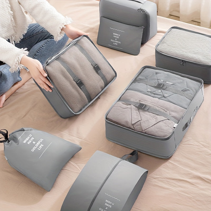 Luggage Packing Organizer Set Lightweight Handheld Pack Cubes Storage Bag