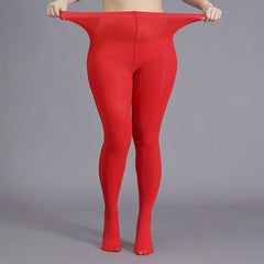  Solid High Rise Stretchy Stockings & Hosiery