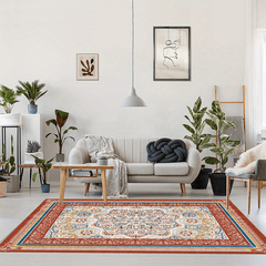 Colorful Large Area Carpet Washable for Living Room Bedroom Study
