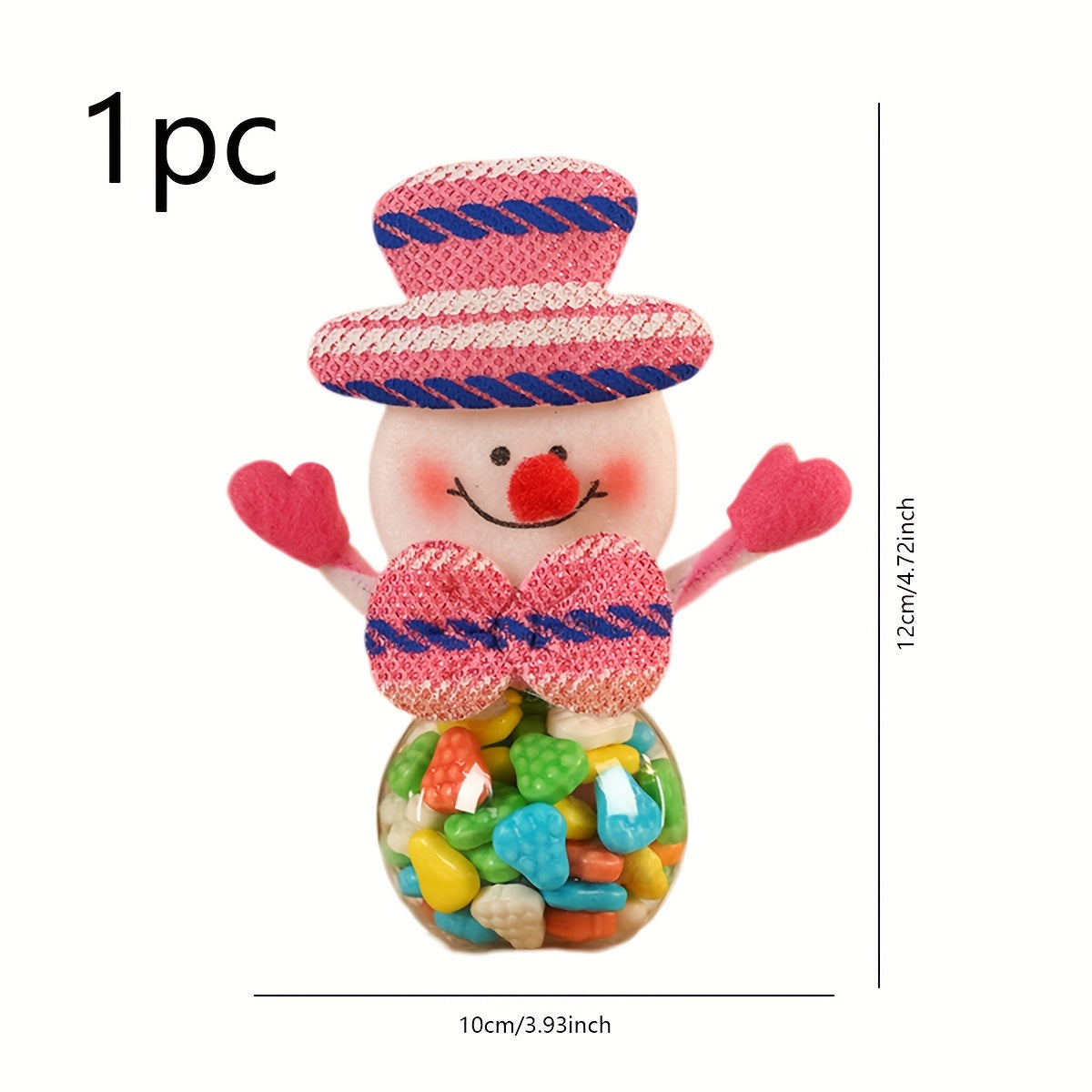 Snowman Candy Jar Party Favors Christmas Home Decoration