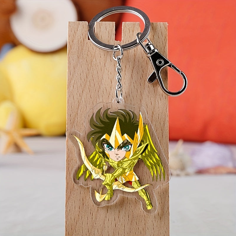 Anime Figure Keychain Toys Acrylic Two Sided Manga Key Chain