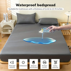 Waterproof Double Bed Fitted Sheet Mattress Protector