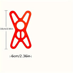 3pcs Outdoor Bike Phone Holder Silicone Strap