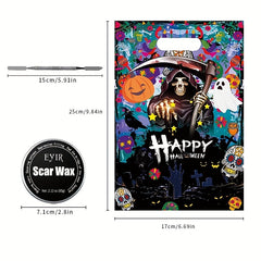 Scar Wax Kit Wound Shaping Styling Scar Wax Spatula SFX Halloween