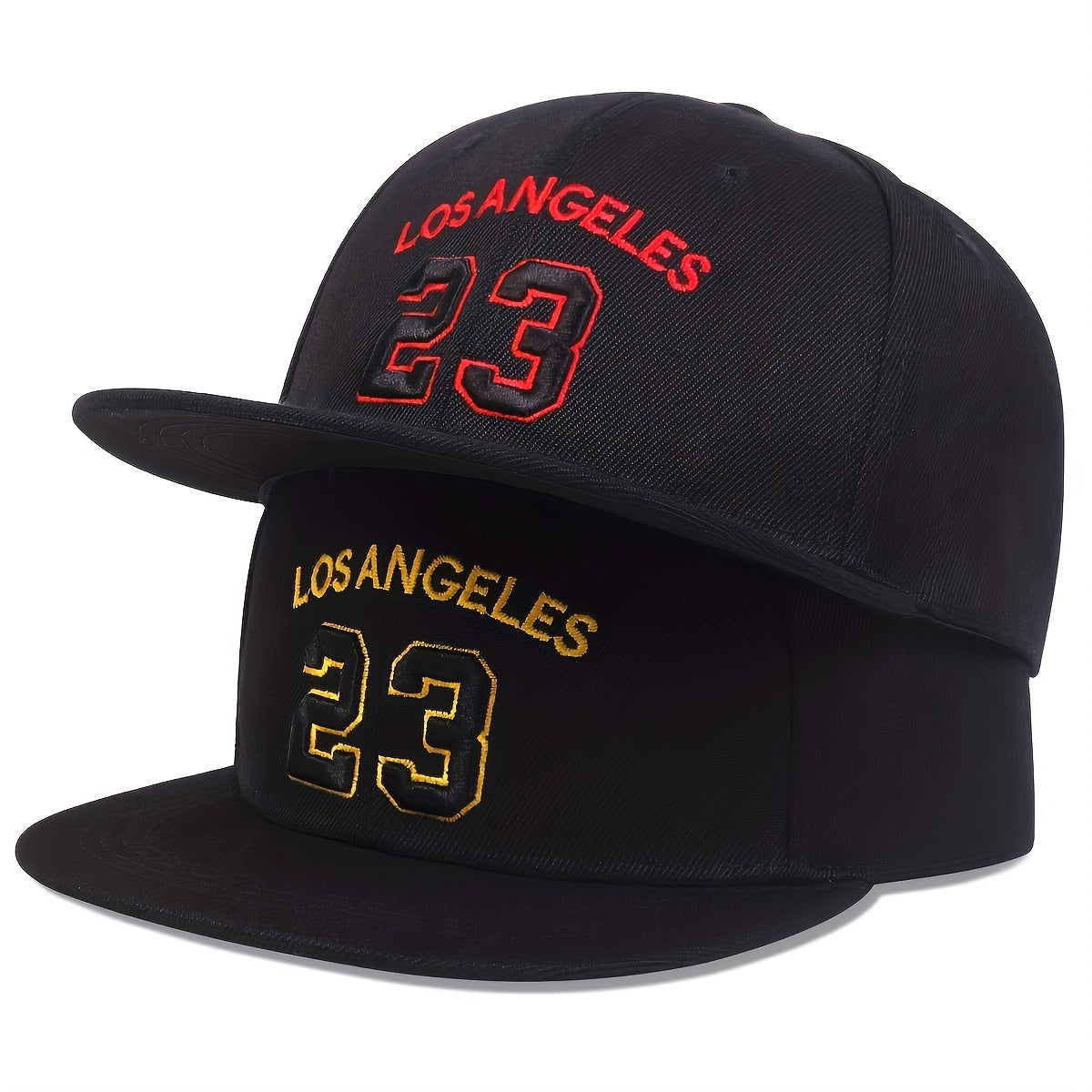 LA Embroidery Baseball Cap Unisex Snapback Hat Lightweight Sunscreen Dad Hat