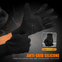 Waterproof Winter Gloves Touch Screen Thermal for Cold Weather