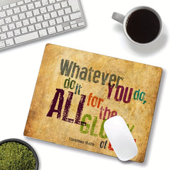 Christian Bible Verse Mouse Pad Glory Of God