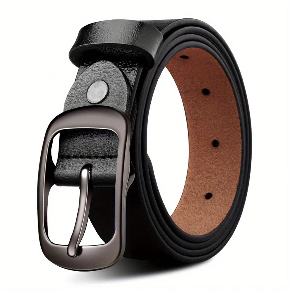 Vintage Oval Pin Buckle Belt for Women