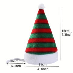 Plush Pet Christmas Party Costume Hat For Cat Dog