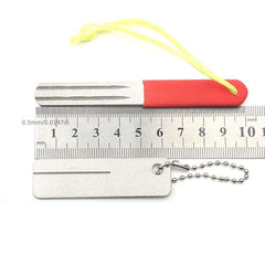 Diamond Mini Pocket Fish Hook Sharpen Tool Camp Hike Outdoor Fishing Sharpener