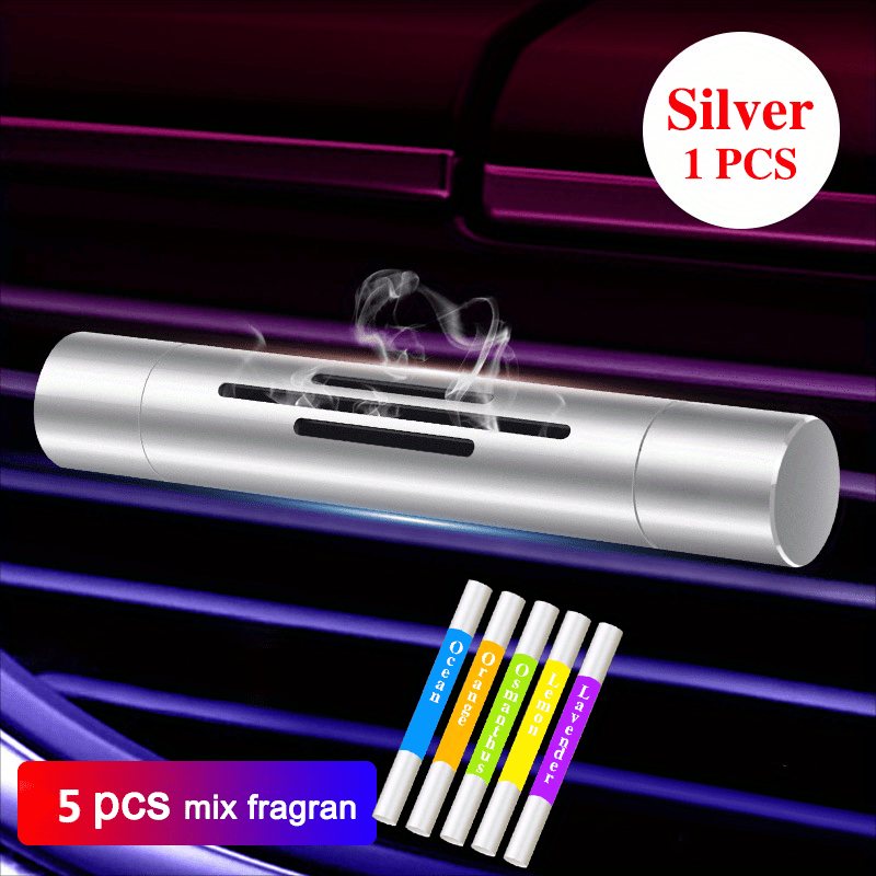 Metal Car Perfume Aromatherapy Stick Clip Ornament