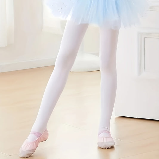 3 Pairs Girl's Ballet Tights Knitted Nylon Soft Dance Pants