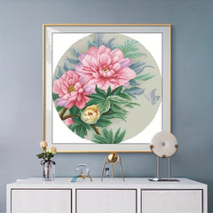 Flowers & Butterflies DIY 11CT Embroidery Cross Stitch Kit Craft Needlework