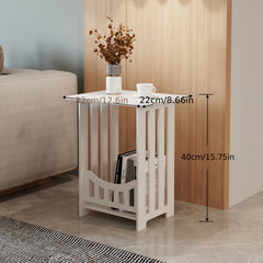 Nordic Bedside Table Mini Round Table Living Room Small Sofa Storage Cabinet