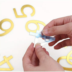 Acrylic Number Alphabet Cake Topper 0 9 Numbers A Letter Name Cupcake Toppers