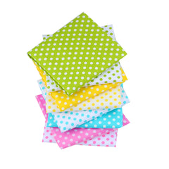 8pcs Polka Dot Sewing Quilting Fabric Pack DIY Patchwork DIY Fabric