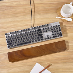 Walnut Wood Keyboard Wrist Rest for 98/104 Key Mechanical Keyboards