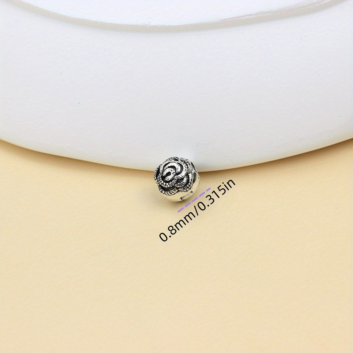 European Silver Plated Safety Bead Clip Stopper Charm Bracelet DIY Jewelry