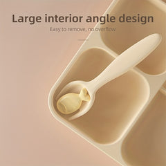 Silicone Divided Plate Spill-Proof Easy-To-Clean BPA-Free Bowl for Baby & Toddle