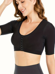 Plus Size Sports Bra Front Closure Wireless Yoga Running Bra