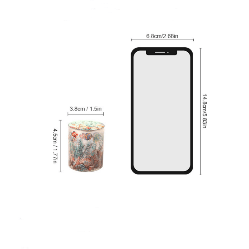 Forest Ocean Adventure Series PET Adhesive Tape