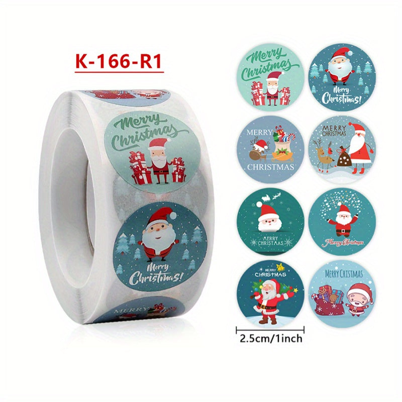 160pcs Christmas Cartoon Stickers Funny Holiday Party Decorations