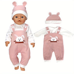 3-Piece Reborn Doll Clothes Set for Girls