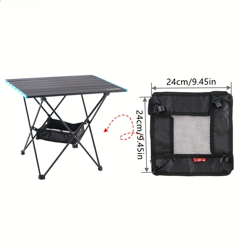 Camping Table Hanging Net Basket Portable Mesh Organizer