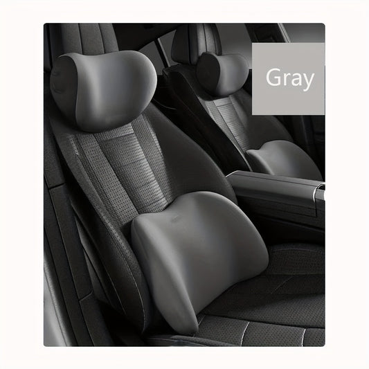 Car Memory Foam Neck Pillow Lumbar Support