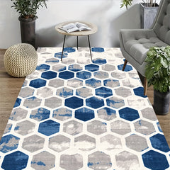 Geometric Floor Mats Living Room Bedroom Bathroom Non Slip Mats
