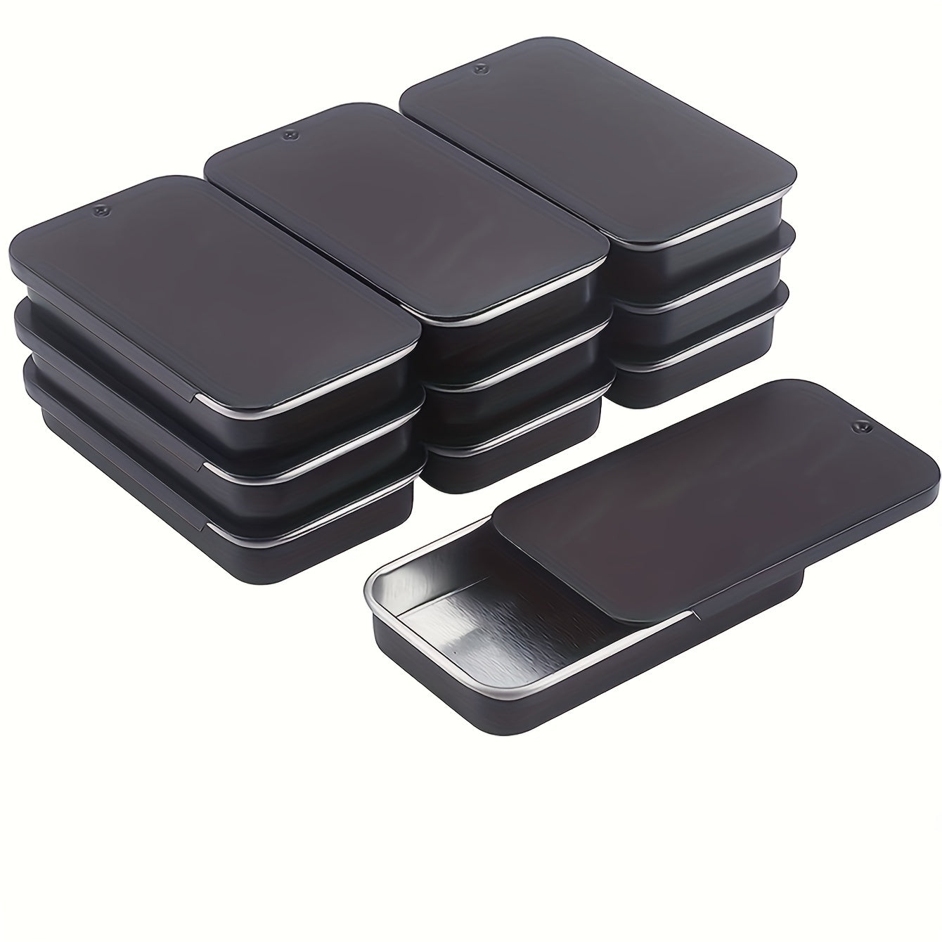 20pcs Metal Storage Case Portable Container Box for Lipstick Handicrafts