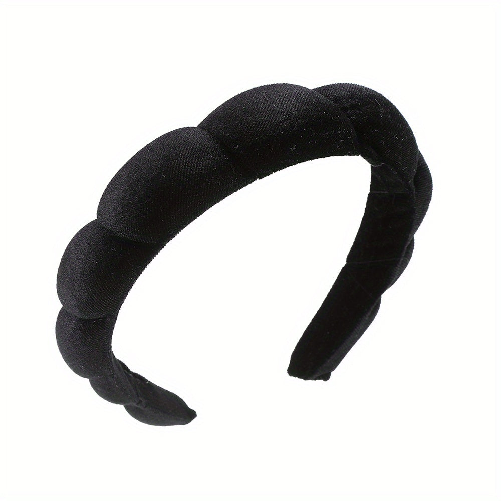 Soft Sponge Hair Band Solid Hair Accessories For Women