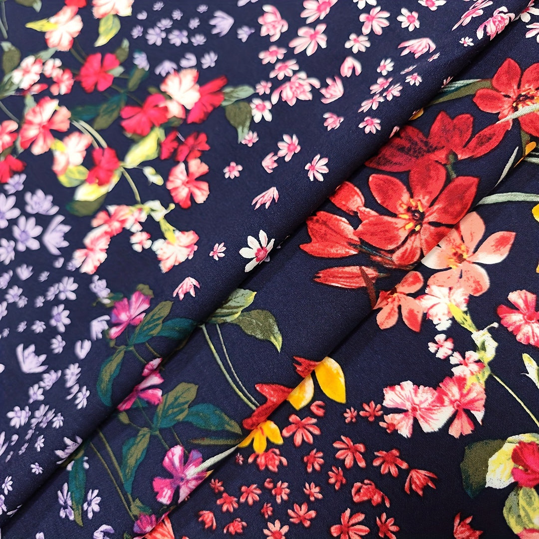 Artificial Cotton Fabric Diy Clothes Pants Dress Fabric 1yard