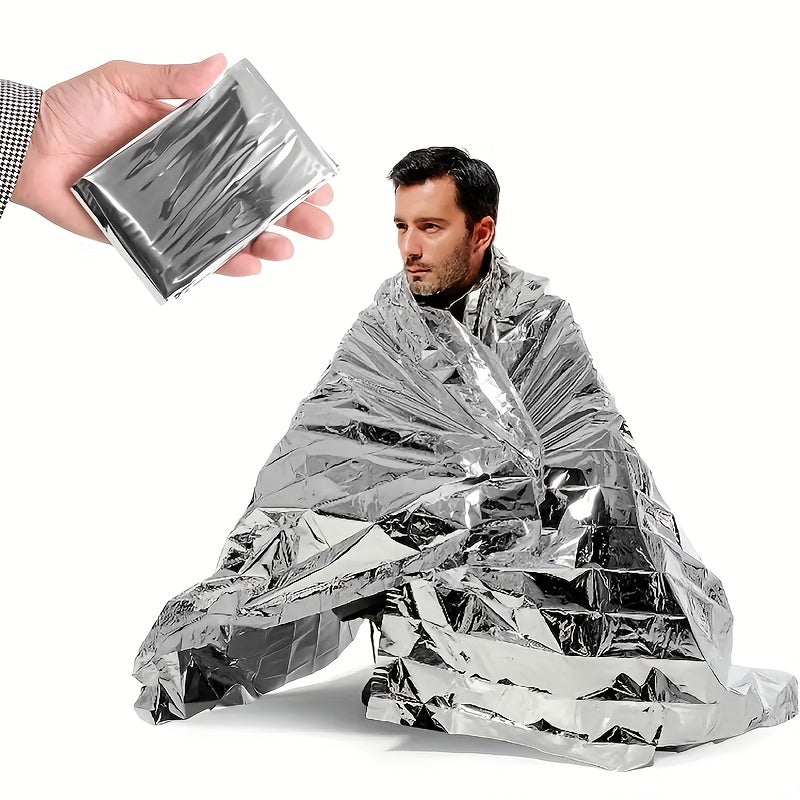3pcs Windproof Waterproof Thermal Blanket for First Aid Outdoor Camping