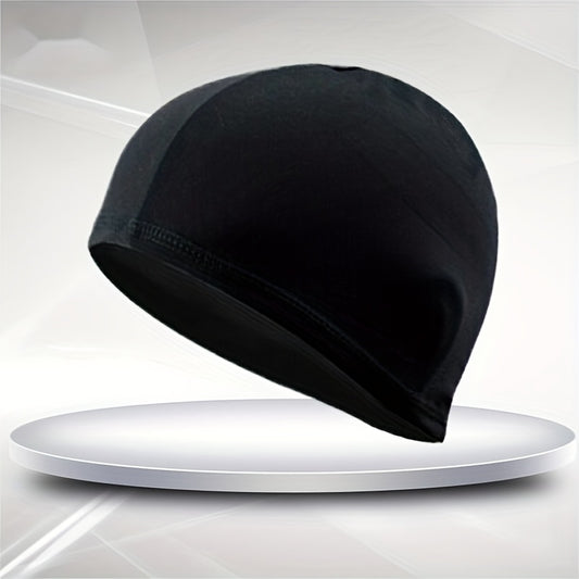 Ultra Thin Cloth Swim Cap with Ear Protection - Unisex Elastic Headband