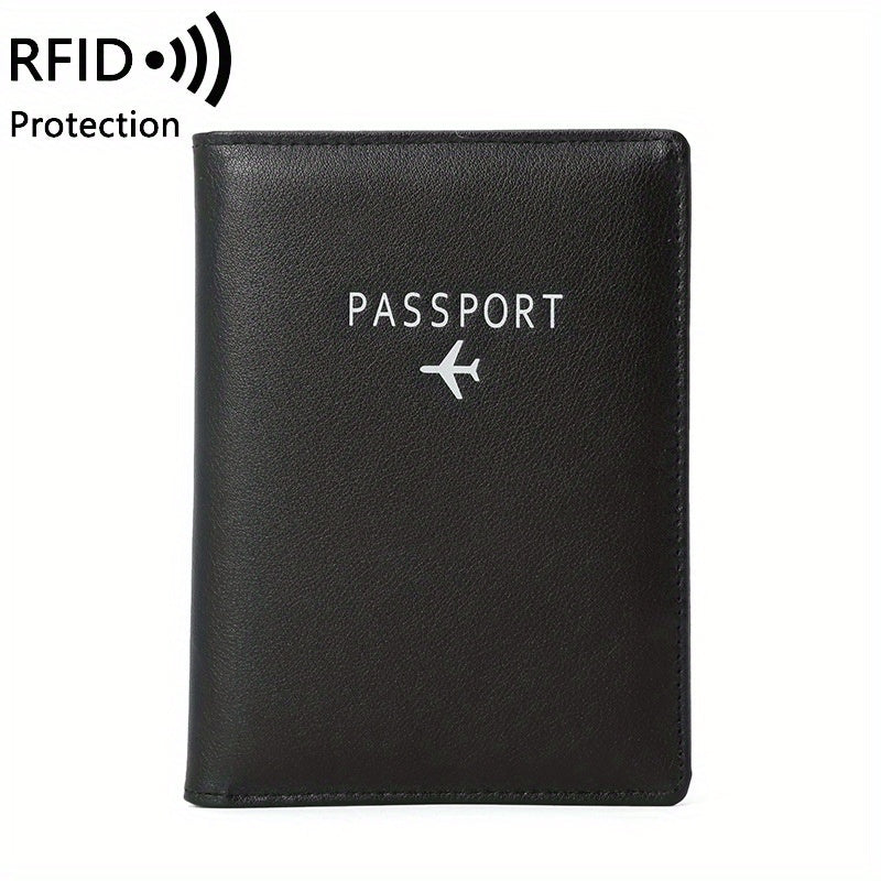 RFID Blocking Waterproof Travel Passport Holder Wallet